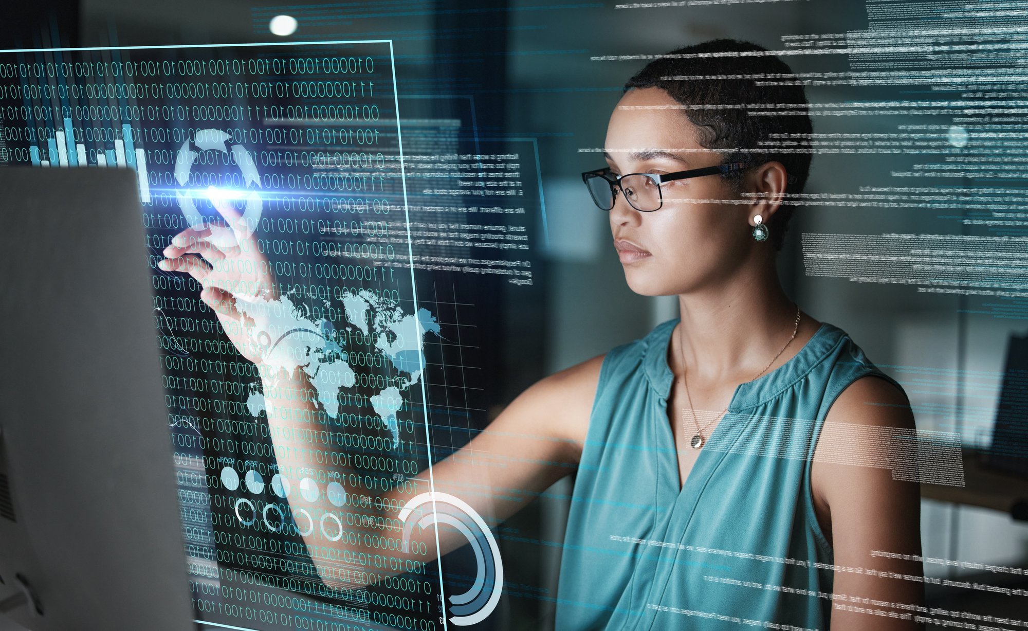 holograma-de-computadora-hud-o-punto-de-mujer-en-el-grafico-de-informacion-de-redes-de-comunicacion-global-o-analisis-de-investigacion-tablero-de-interfaz-de-usuario-de-transformacion-digital-de-red-o-tra